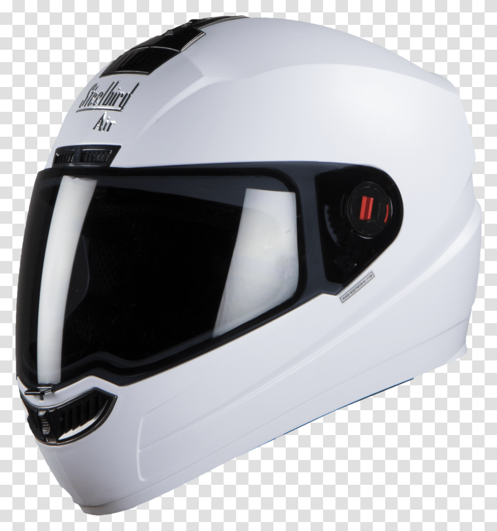Steelbird Air Matt White Steelbird Air White Helmets, Apparel, Crash Helmet Transparent Png