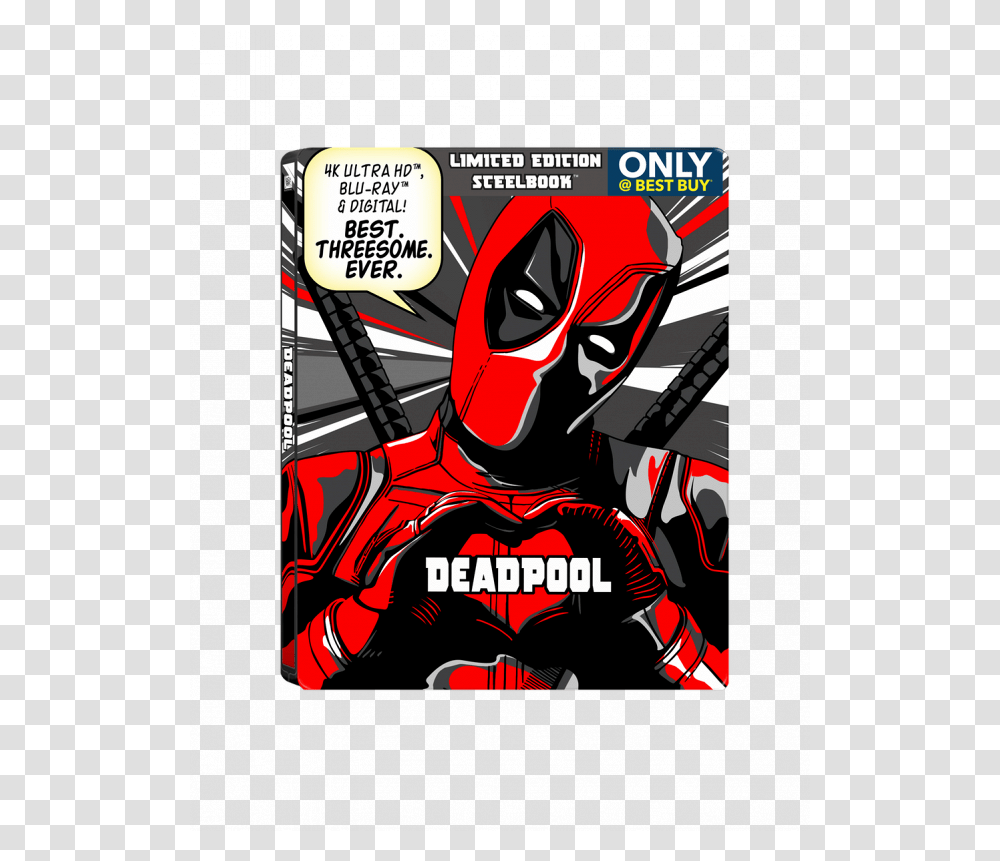 Steelbook Deadpool, Comics, Person, Human, Poster Transparent Png