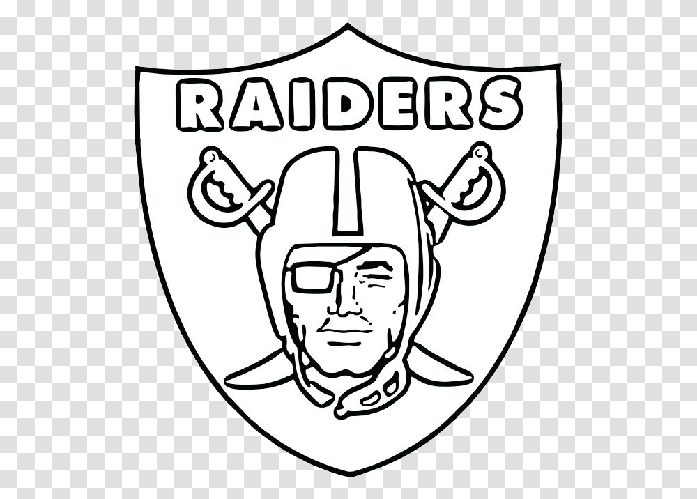 Steelers Logo Drawing At Explore Collection Of Oakland Raiders Black And White Logo, Shield, Armor, Poster, Advertisement Transparent Png