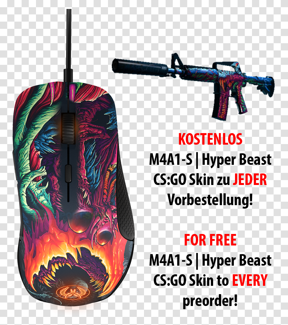 Steelseries 300 Hyper Beast, Fire, Lighting, Flame, Weapon Transparent Png