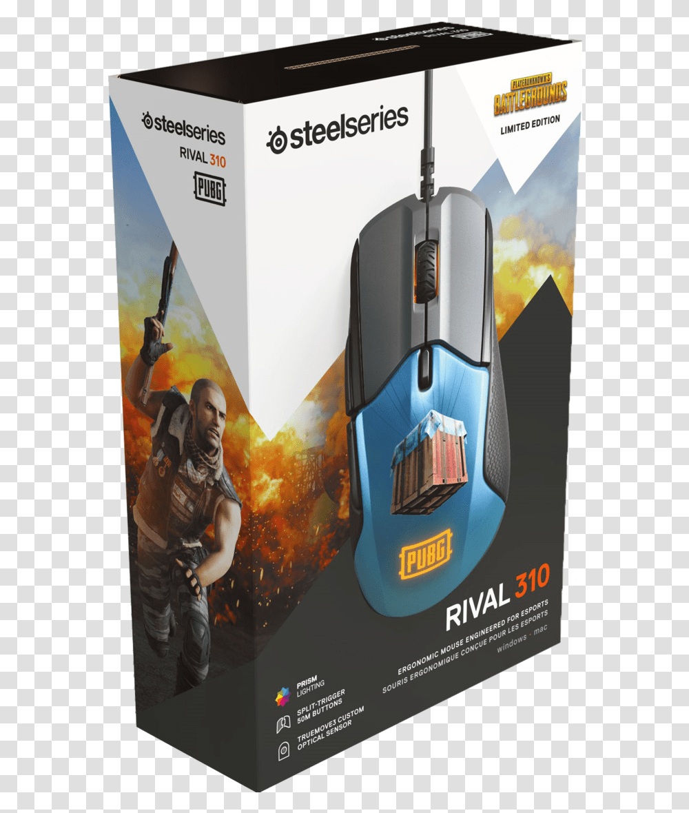Steelseries Rival 310 Pubg Edition, Poster, Advertisement, Person, Human Transparent Png