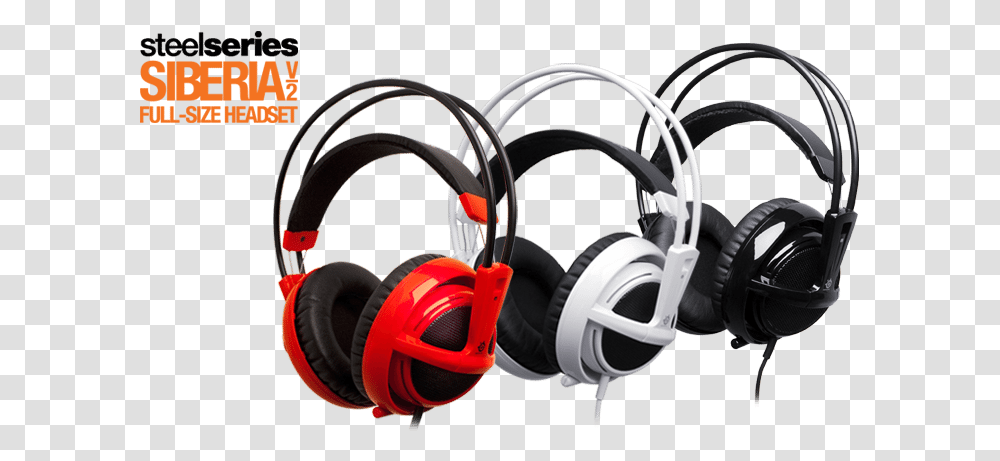 Steelseries Siberia V2 Red Gaming Steelseries Siberia V2 Red, Electronics, Headphones, Headset Transparent Png