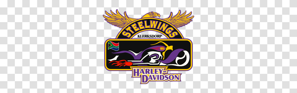 Steelwings Harley Davidson Vector Logo Free Harley Davidson Steel Wings, Pac Man, Arcade Game Machine, Leisure Activities Transparent Png