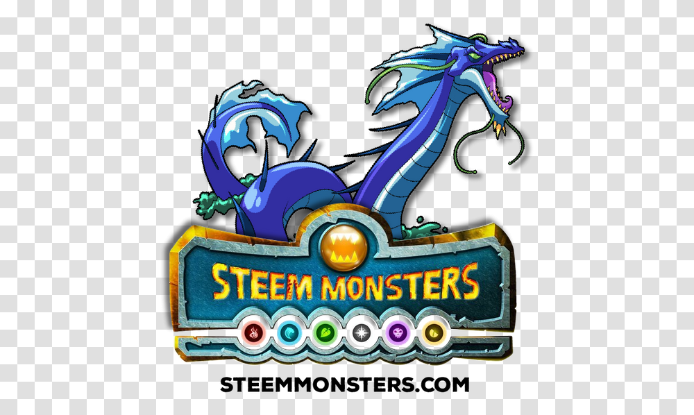 Steem Monsters Art Sea Monster 02 Cartoon, Dragon Transparent Png