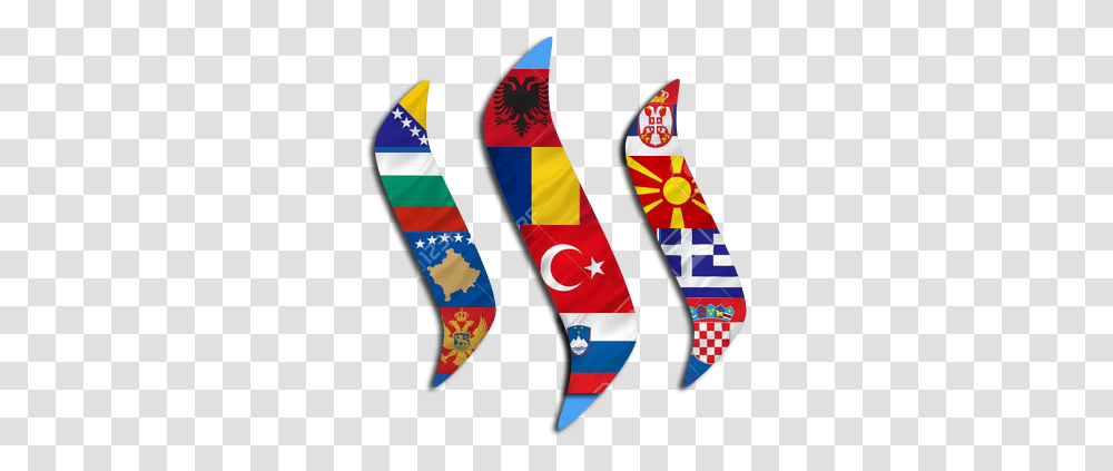 Steemit Balkan Community Logo Design Flag, Clothing, Peak, Mountain Range, Outdoors Transparent Png