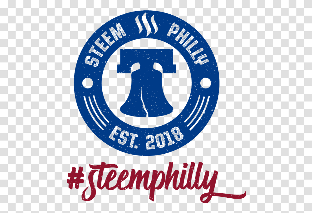 Steemphilly Logo W Hashtag Multi Color Emblem, Poster, Advertisement Transparent Png