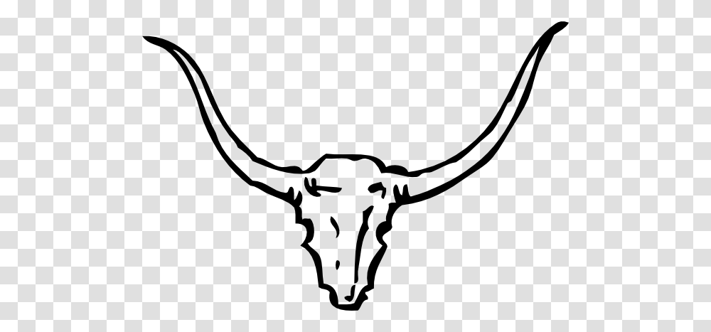 Steer Skull Template Bull Skull Clip Art Templates, Longhorn, Cattle, Mammal, Animal Transparent Png