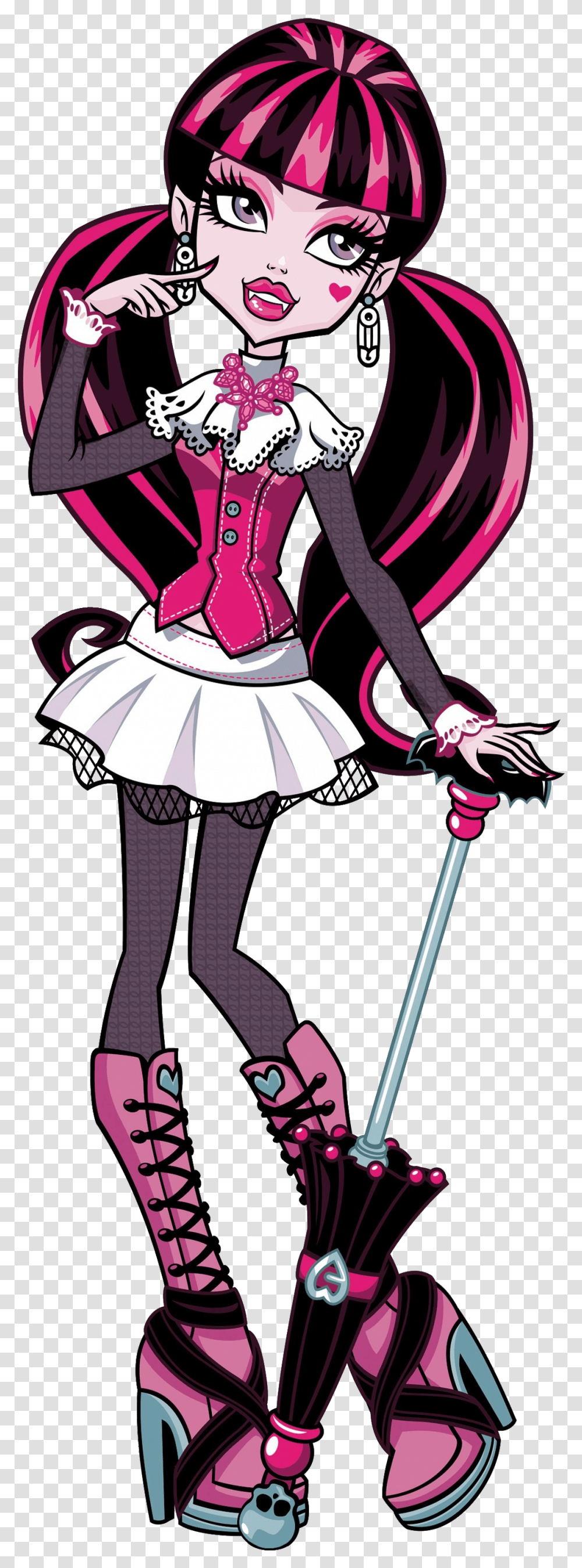Stefani Tee Monster High Characters Vampire, Costume, Performer, Person, Human Transparent Png