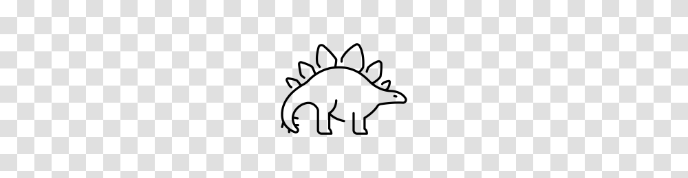 Stegosaurus Icons Noun Project, Gray, World Of Warcraft Transparent Png