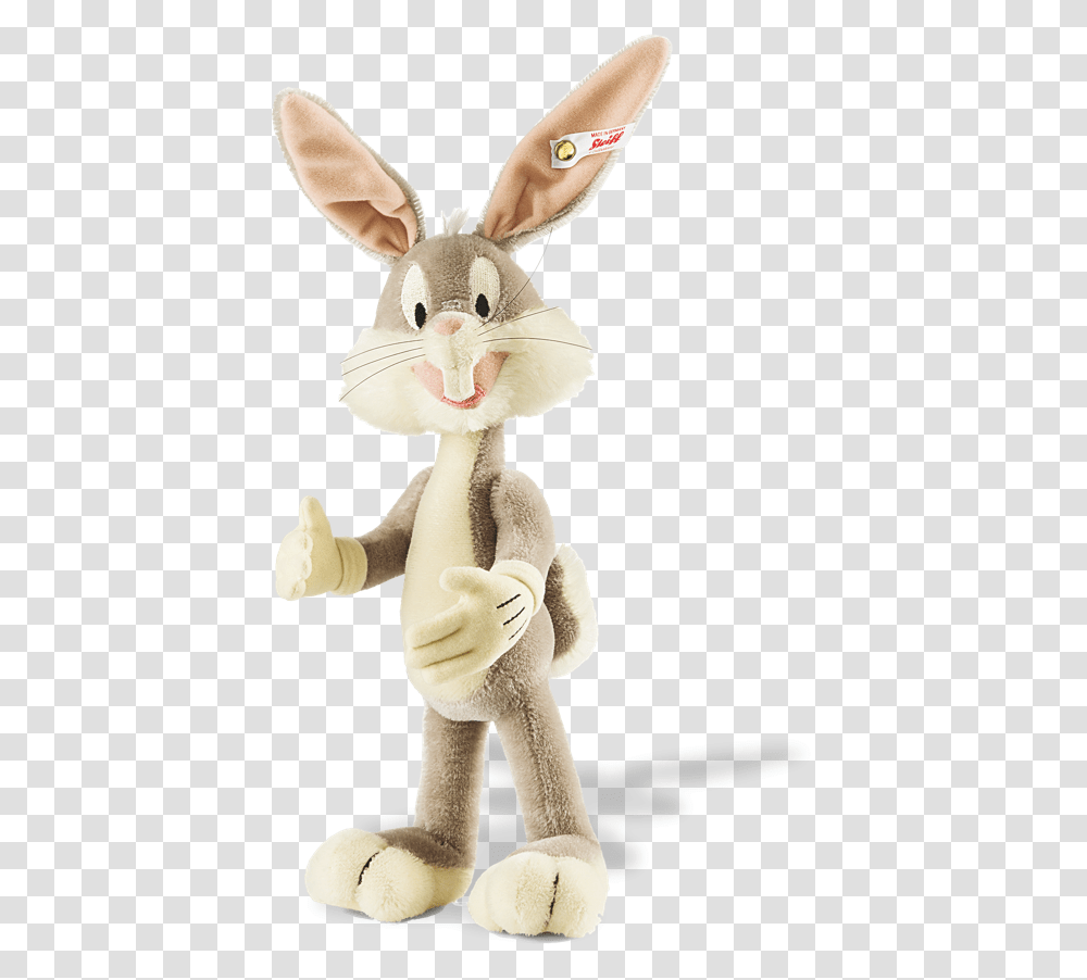Steiff Bugs Bunny Cool Carrot Loving Rabbit Stuffed Toy, Plush, Mammal, Animal, Wildlife Transparent Png