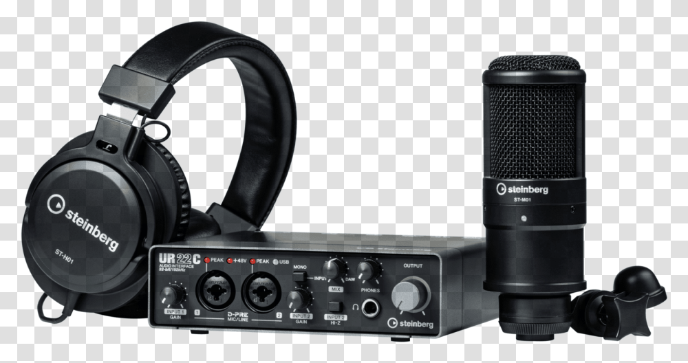 Steinberg Ur22c Recording Pack, Camera, Electronics, Amplifier, Mobile Phone Transparent Png