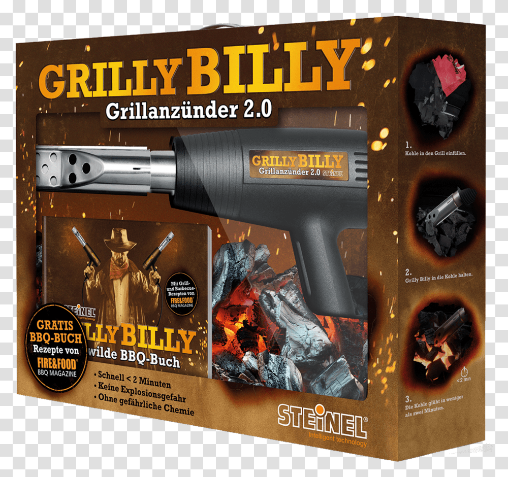 Steinel Gun Type Tools Grilly Billy Transparent Png