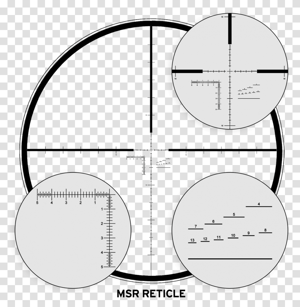 Steiner M5xi 5 25x56 Msr Reticle, Plot, Diagram, Measurements, Plan Transparent Png