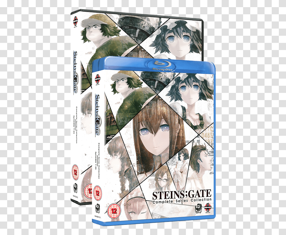 Steins Gate Complete Series Collection Steins Gate Zero Blu Ray, Poster, Advertisement, Comics, Book Transparent Png