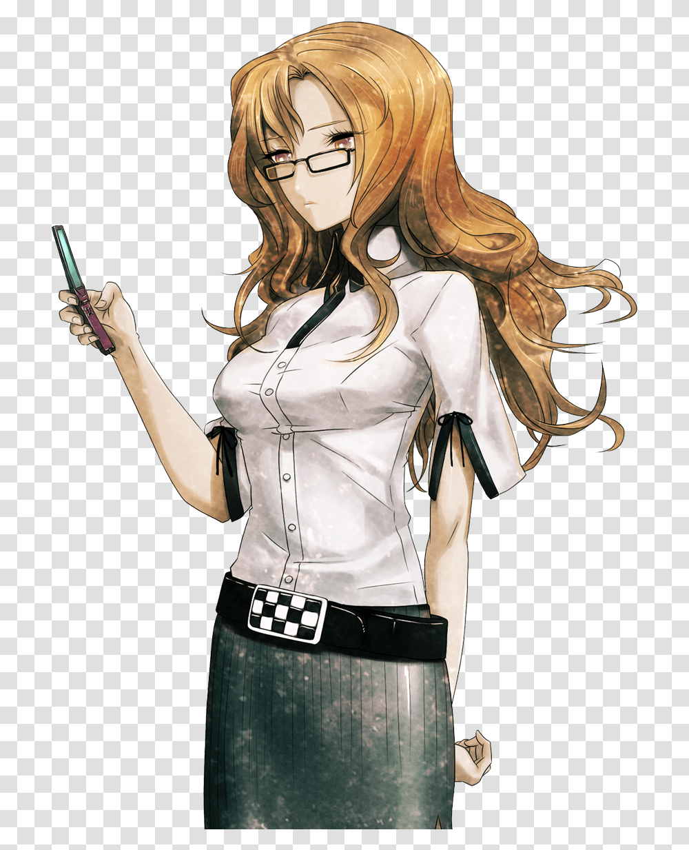 Steins Gate Moeka, Apparel, Person, Female Transparent Png