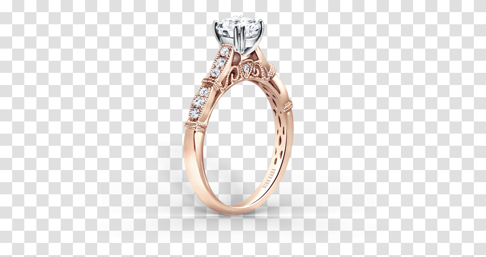 Stella 18k Rose Gold Engagement Ring Image 3 D Gold Rose Gold Ring Engaged, Jewelry, Accessories, Accessory, Silver Transparent Png