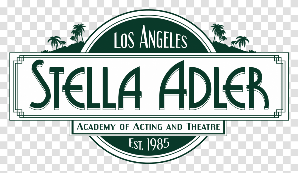 Stella Adler Los Angeles Logo, Label, Word, Sticker Transparent Png