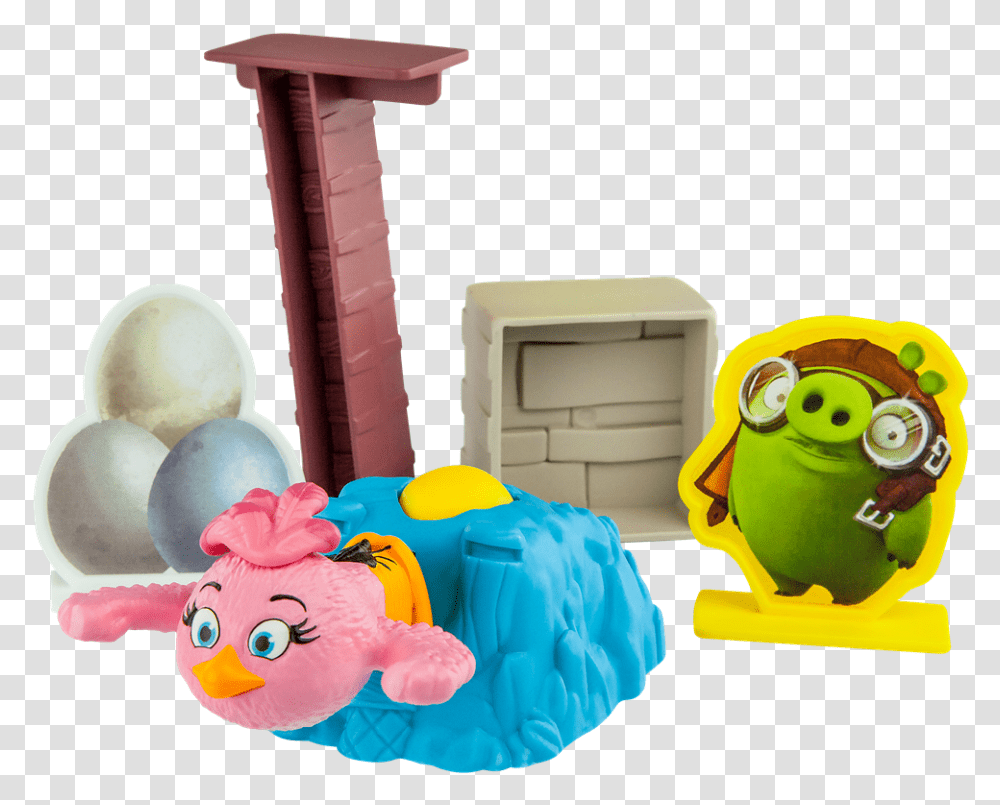 Stella Happy Meal Toys The Movie Angry Bird Red, Egg, Food, Angry Birds, Pac Man Transparent Png