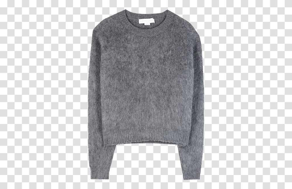 Stella Mccartney Grey Wool Blend Sweater White Wool Grey Wool Sweater, Apparel, Rug, Home Decor Transparent Png