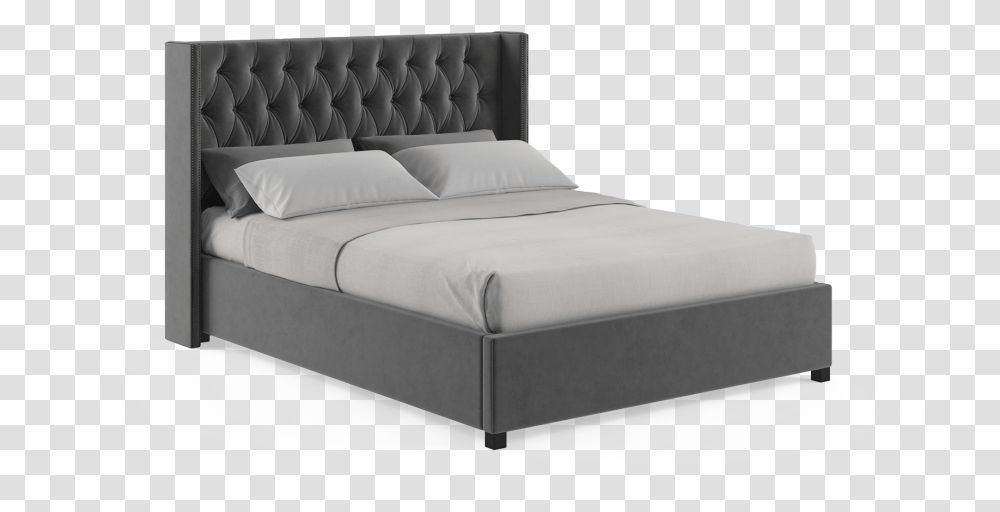Stella Queen Gaslift Bed Frame Modern Classic Bed, Furniture, Rug, Mattress Transparent Png