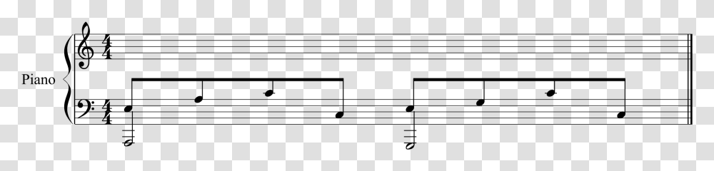 Stem Direction Of Cross Staff Notes Incorrect Repeat Bar Sheet Music, Gray, World Of Warcraft Transparent Png