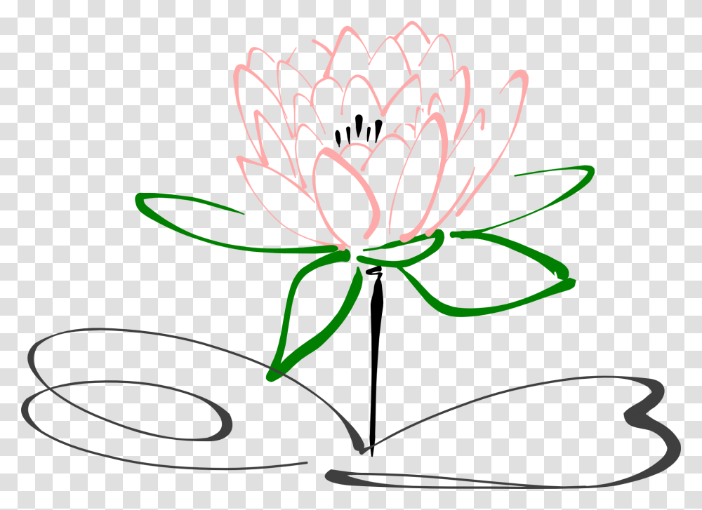 Stem Drawing Lotus Flower Water Lily Coloring Pages, Plant, Floral Design, Pattern Transparent Png