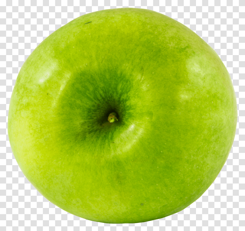 Stem Granny Smith Apple Stickpng Green Apple Top, Tennis Ball, Sport, Sports, Plant Transparent Png