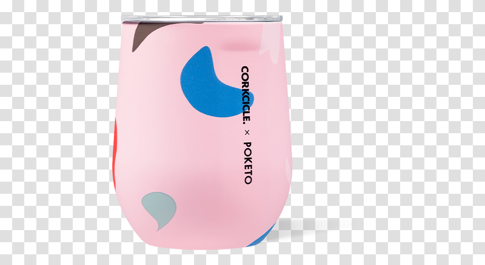 Stemless - Tagged Color Rosequartz - Corkcicle Girly, Bottle, Label, Text, Cylinder Transparent Png