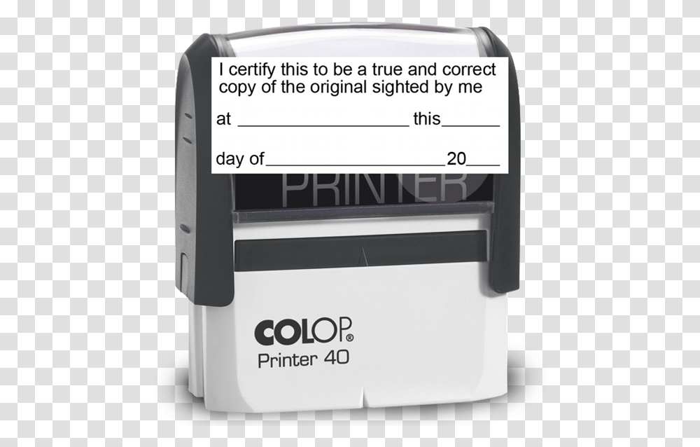 Stempel Colop Printer, Mailbox, Label, Adapter Transparent Png