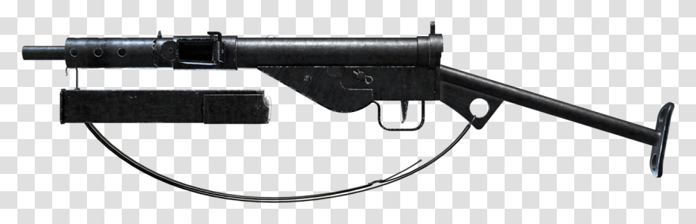 Sten Gun Clipart, Weapon, Weaponry, Shotgun, Rifle Transparent Png