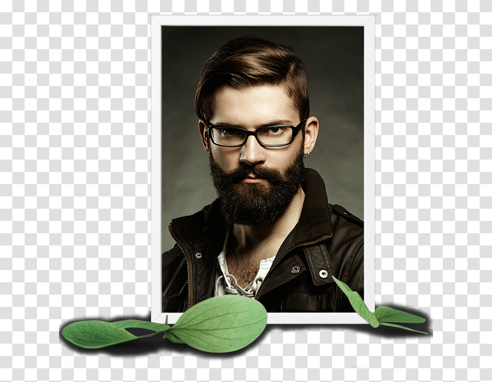 Stencil Beard Amp Glasses, Face, Person, Human, Accessories Transparent Png