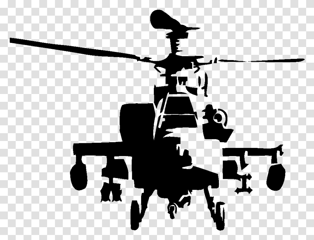 Stencil Boeing Ah 64 Apache Boeing Ch 47 Chinook Art Apache Stencil, Gray, World Of Warcraft Transparent Png