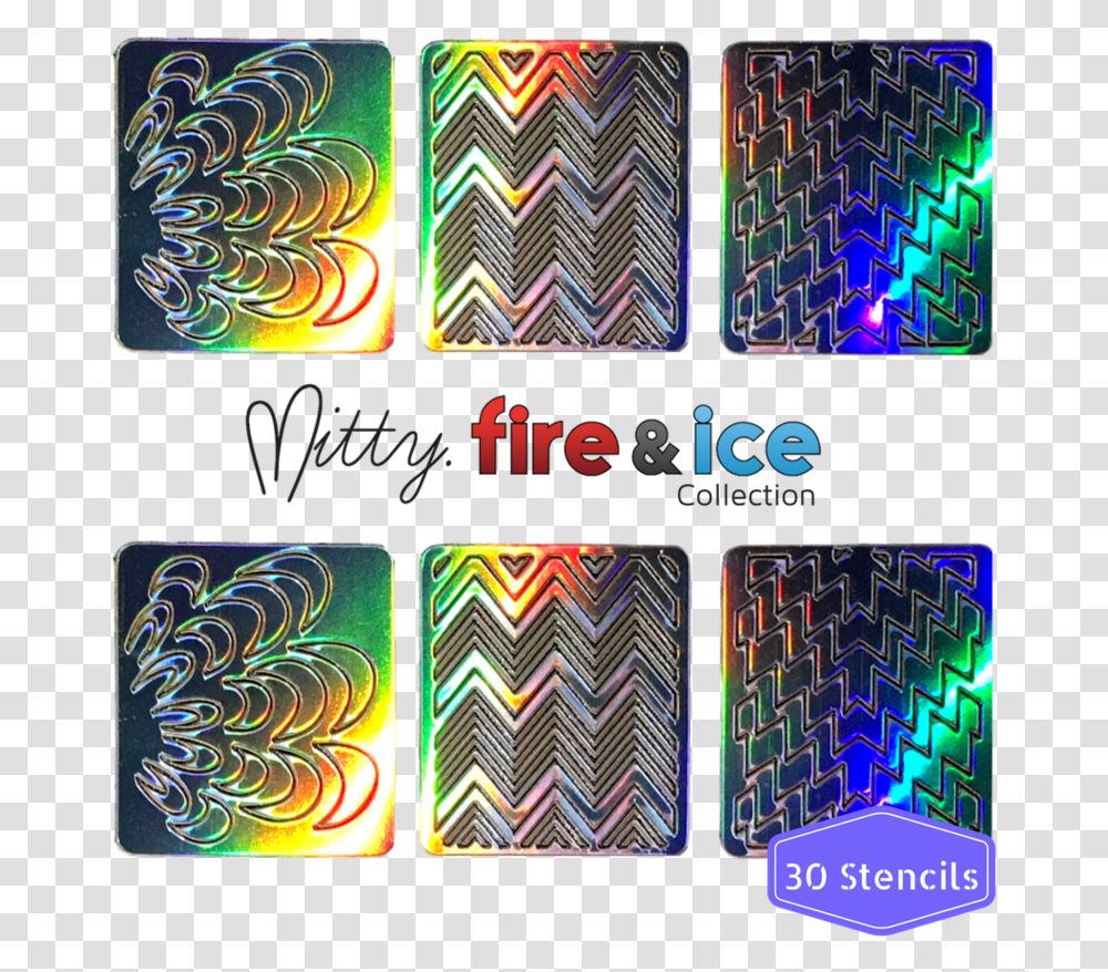 Stencil Fire And Ice, Pattern, Electronics Transparent Png