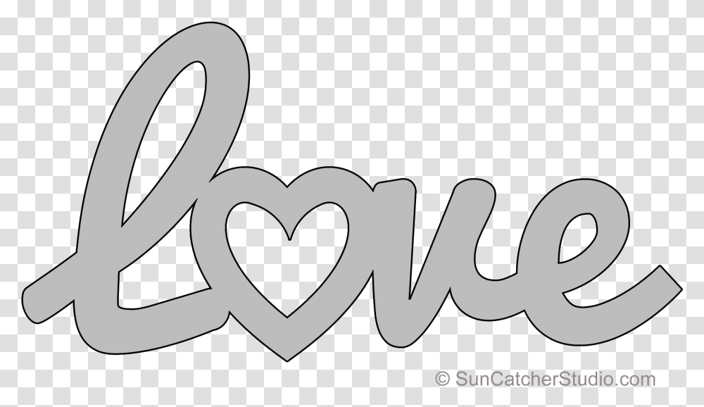 Stencil Printable Word Art Design Heart Pattern, Text, Number, Symbol, Alphabet Transparent Png