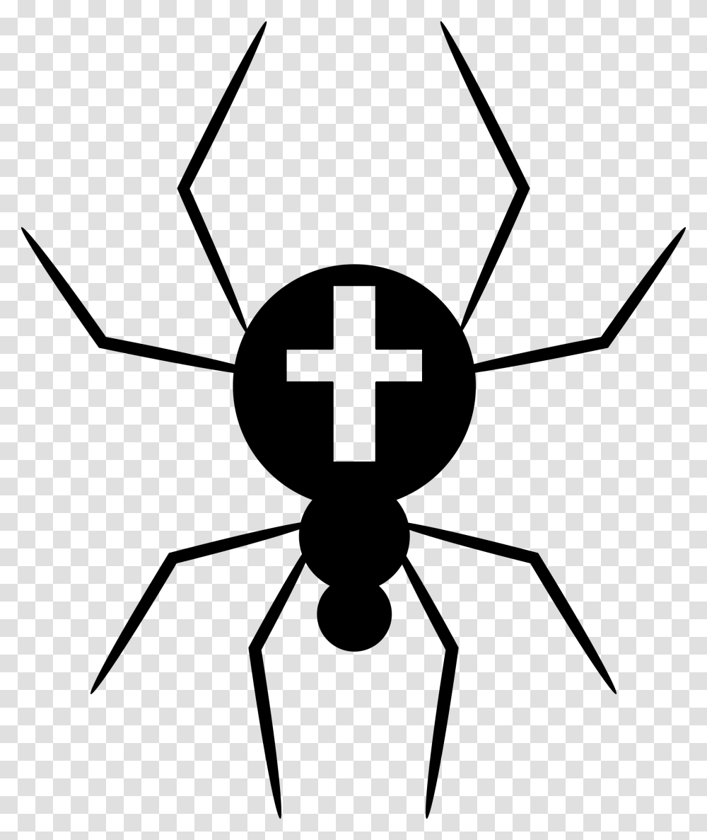 Stencil Spider, Gray, World Of Warcraft Transparent Png