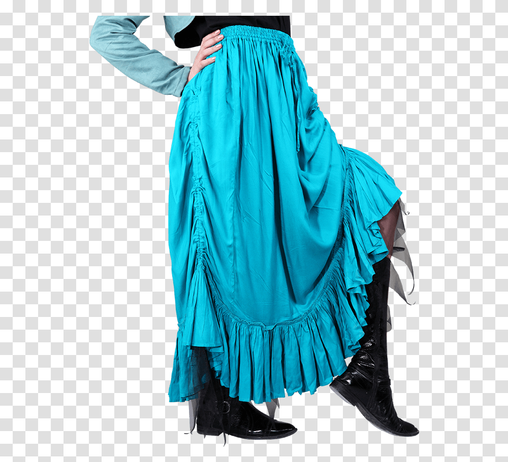 Step In Time Full Length Ruffle Skirt Costume, Dress, Evening Dress, Robe Transparent Png