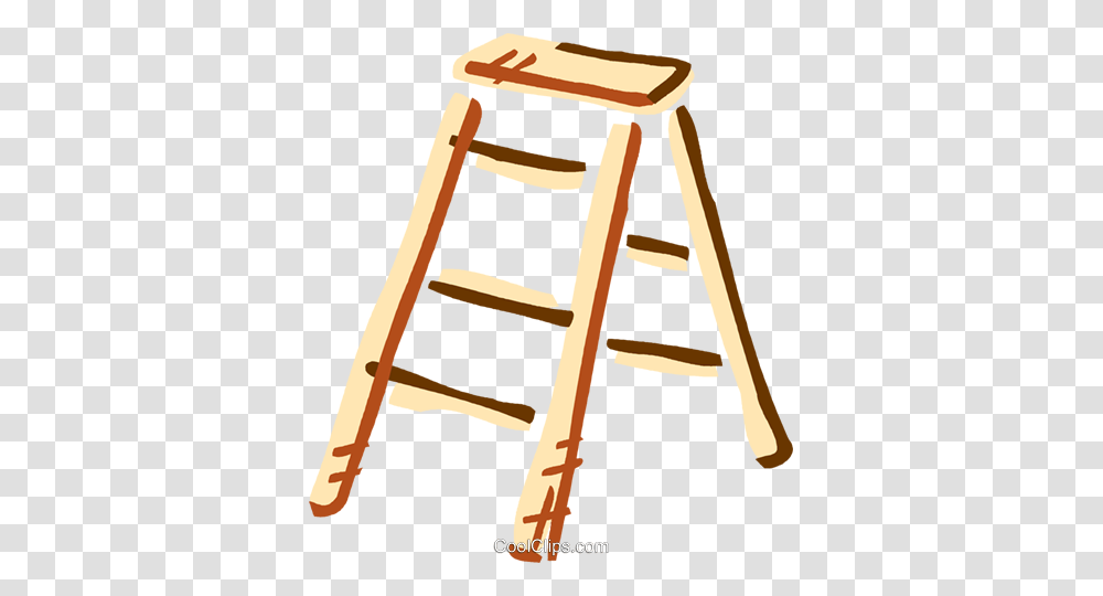 Step Ladder Royalty Free Vector Clip Art Illustration, Furniture, Bar Stool, Bed Transparent Png