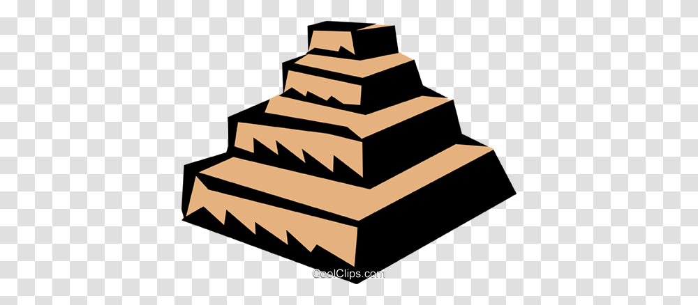 Step Pyramids Royalty Free Vector Clip Art Illustration, Architecture, Building, Wood, Wedding Cake Transparent Png