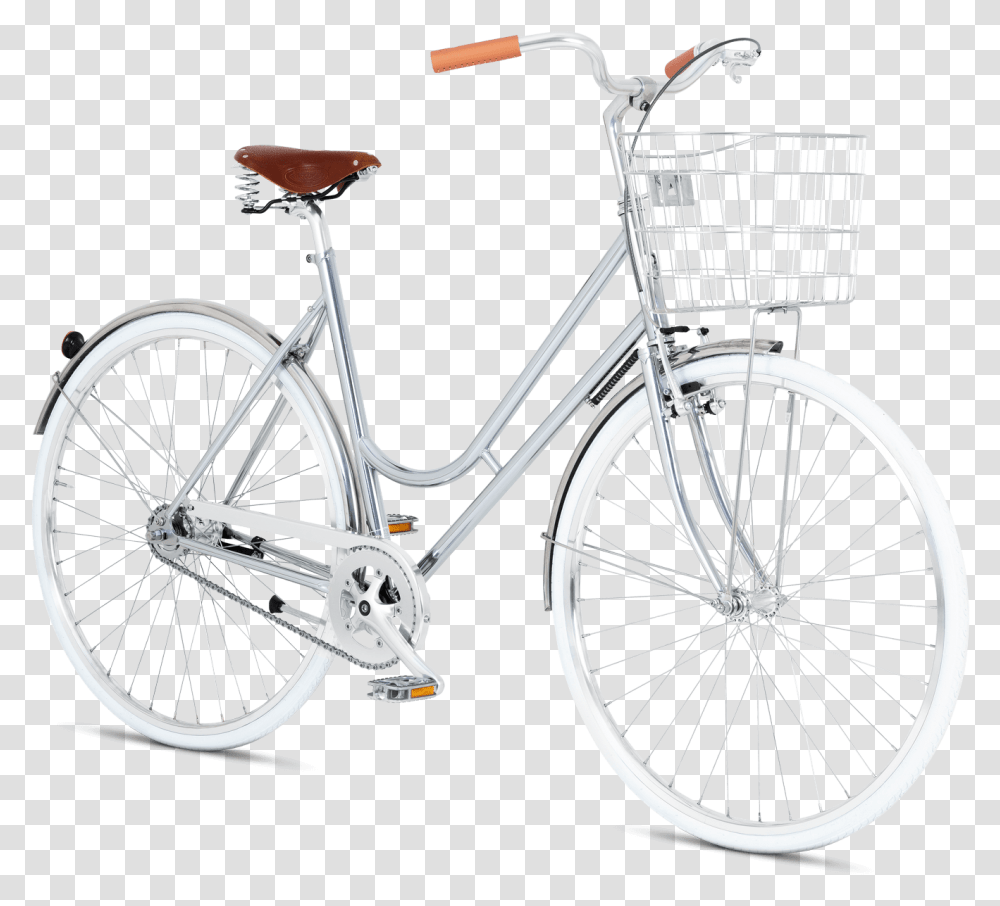 Step Through Chrome, Bicycle, Vehicle, Transportation, Bike Transparent Png