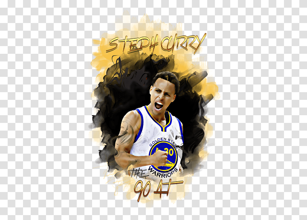 Steph Curry Golden State Warriors New, Poster, Advertisement, Person, Human Transparent Png