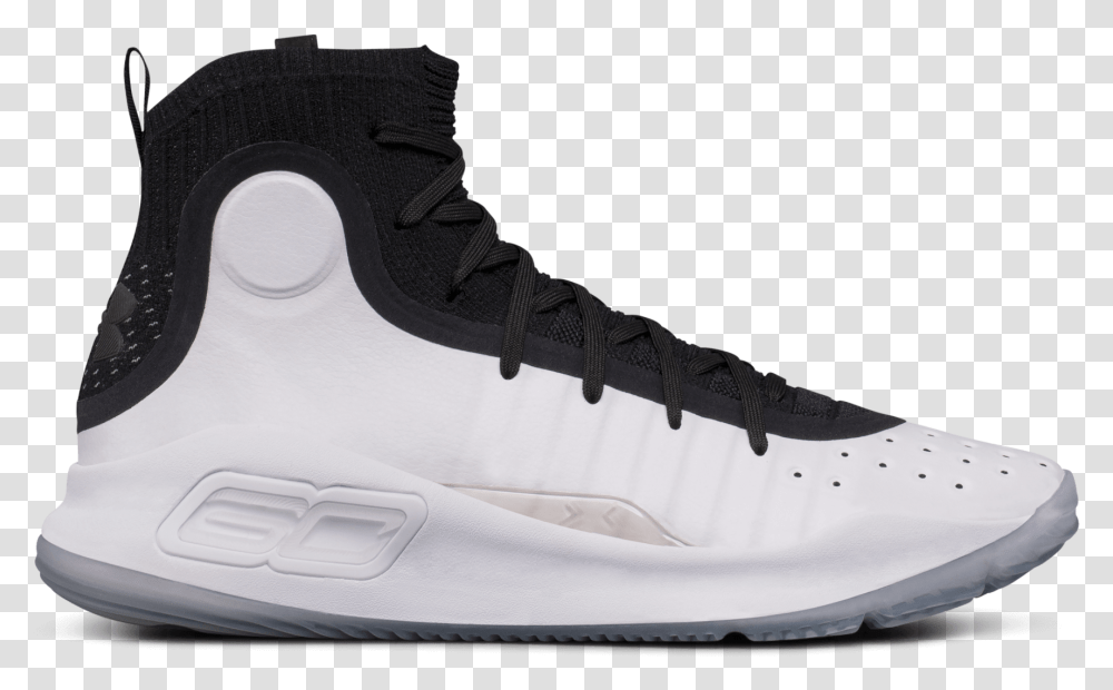 Steph Curry Shoes Black And White, Apparel, Footwear, Sneaker Transparent Png