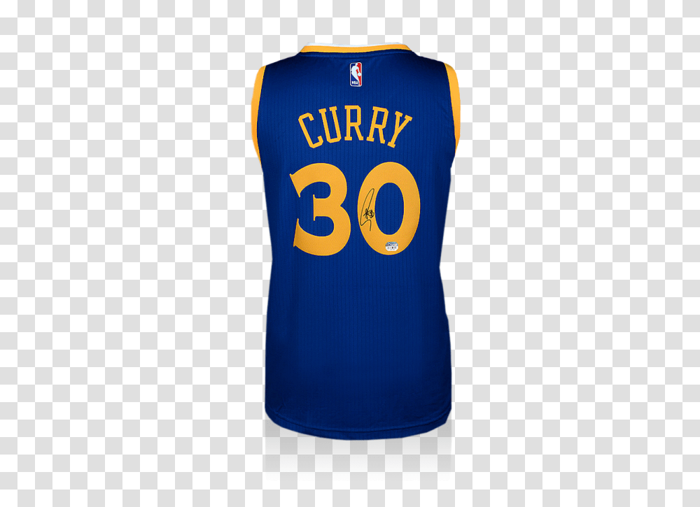 Stephen Curry Back Signed Golden State Warriors Home Jersey, Apparel, Shirt Transparent Png