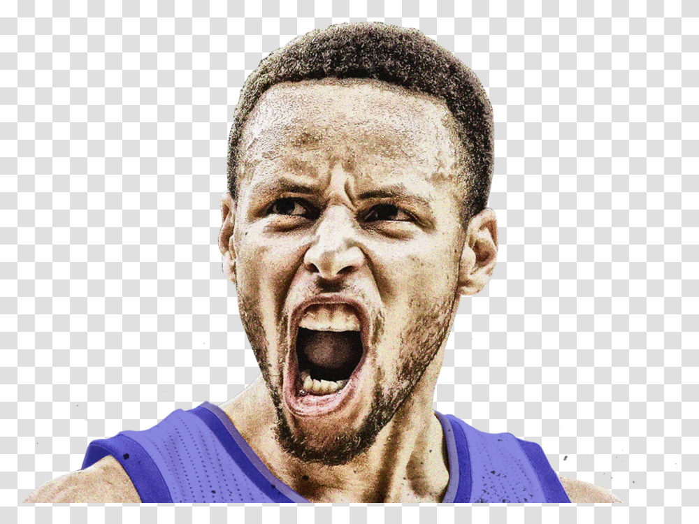 Stephen Curry, Face, Person, Human, Head Transparent Png