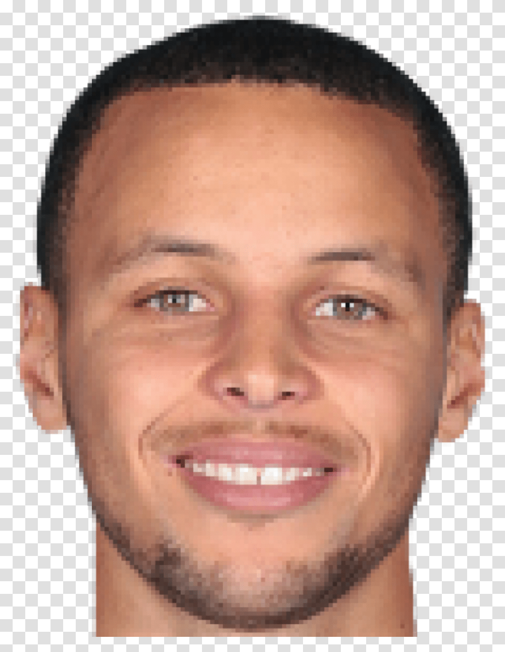 Stephen Curry Face Scan, Person, Head, Smile, Skin Transparent Png