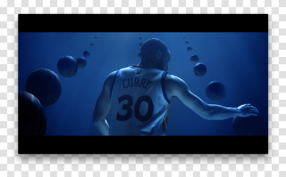 Stephen Curry Overcome Name On Back Led Backlit Lcd Display, Water, Nature, Person, Outdoors Transparent Png