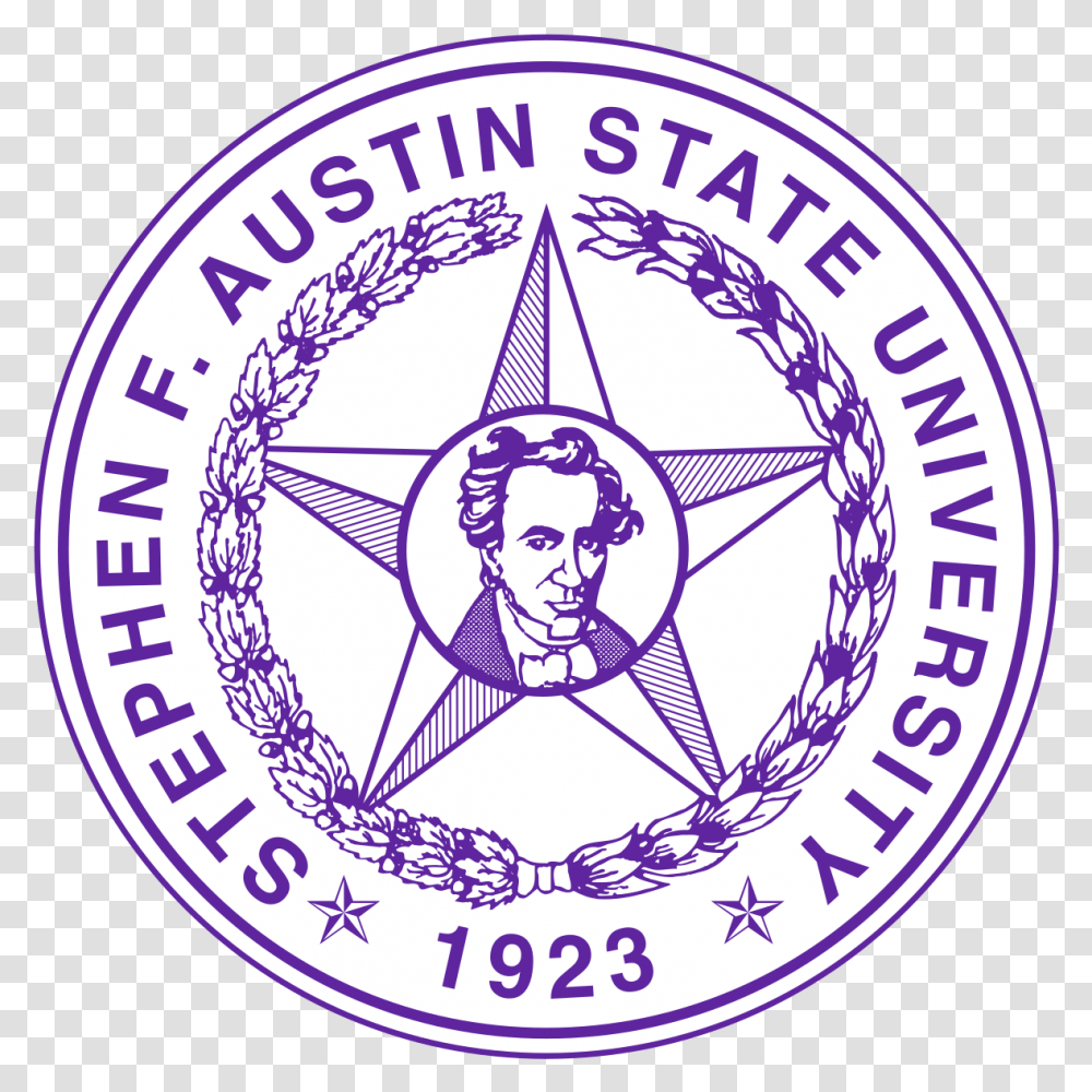 Stephen F Austin State University Seal, Logo, Trademark, Label Transparent Png