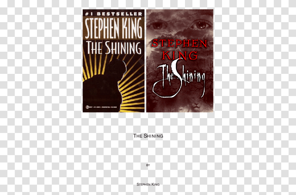 Stephen King, Novel, Book, Poster, Advertisement Transparent Png