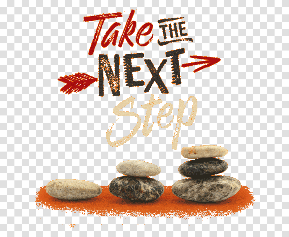 Stepping Stone Stepping To Next Step, Pebble, Rock, Tabletop, Furniture Transparent Png
