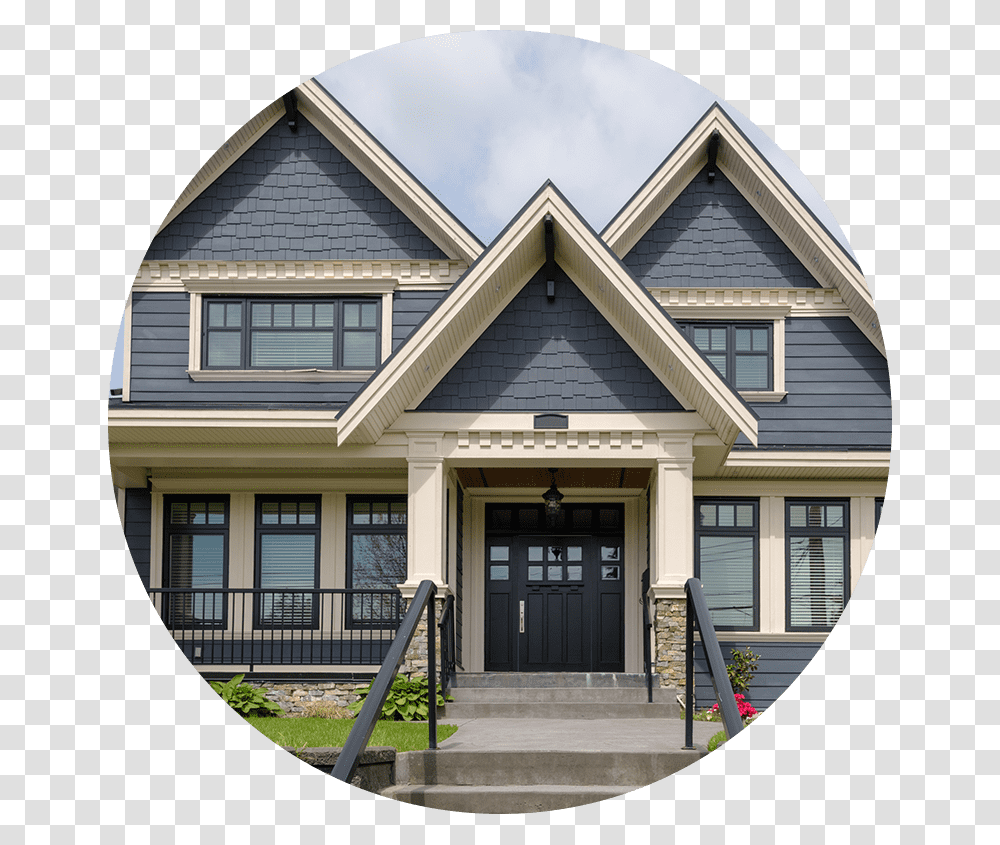Steps Front Of House Concrete, Triangle, Cottage, Housing, Building Transparent Png