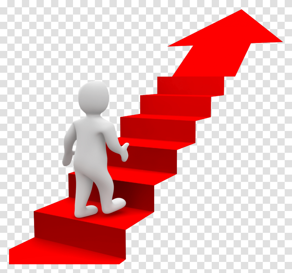 Steps To Success Clipart, Handrail, Banister, Person, Human Transparent Png